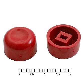 Колпачки для кнопок A01 Red 