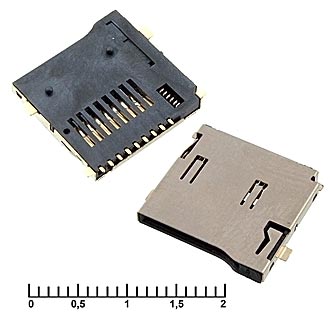 micro-SD SMD 9pin ejector
