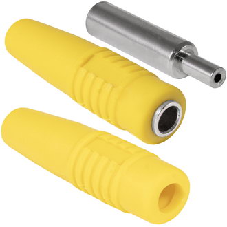 ZP-041 4mm Cable Socket YELLOW