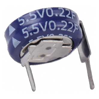 Ионисторы SE-5R5-D224VYH3E   0.22F 5.5V KAMCAP