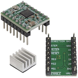 Электронные модули (ARDUINO) A4988 green RUICHI