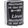 220 UF 400V 105*C 30*35 Liron
